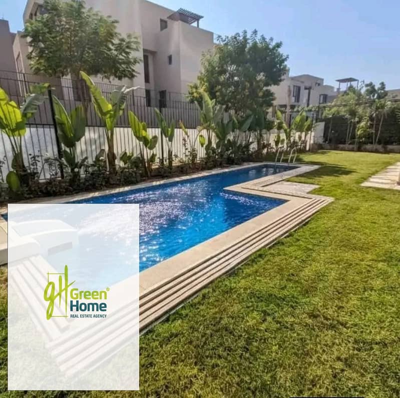 Very Prime Location Twin House for Sale in Saada New Cairo Greenery & Lagoon View - Widok 4
