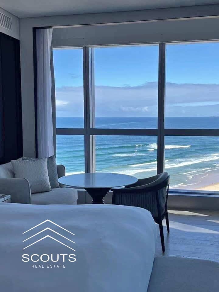 Apartment for sale first row on the sea immediate receipt ready for viewing in Mazareen Al Alamein New near the North Coast and Sidi Abdel Rahman - Widok 4