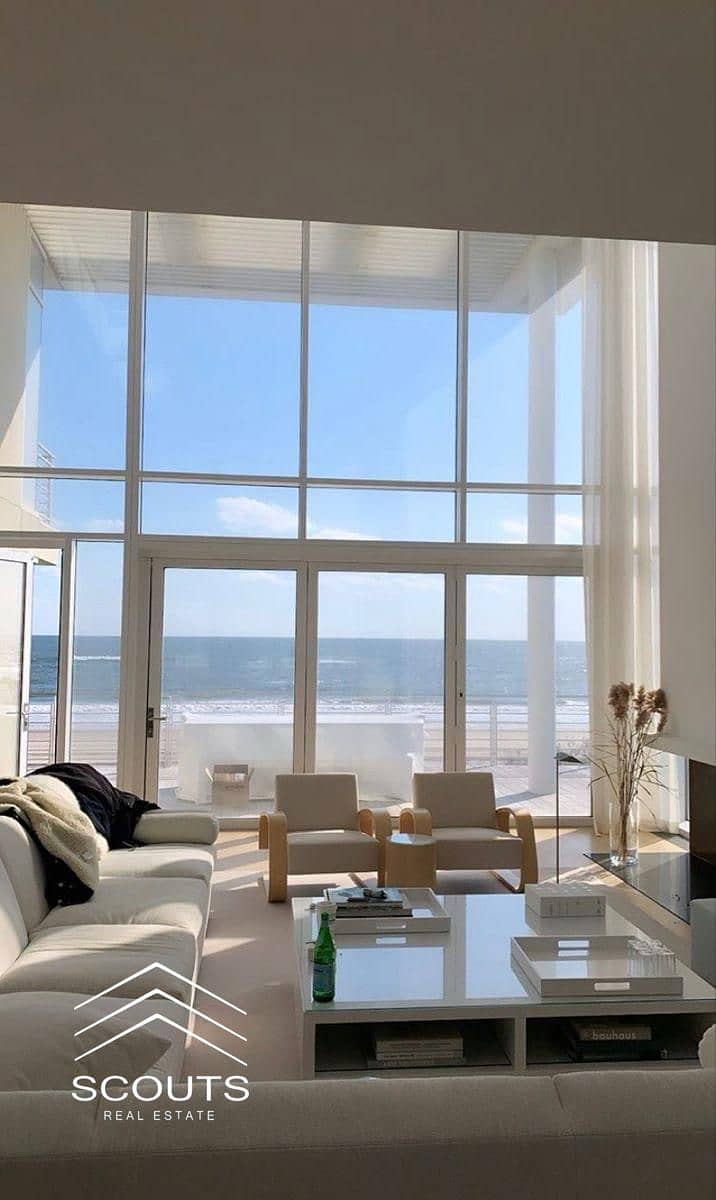 Apartment for sale first row on the sea immediate receipt ready for viewing in Mazareen Al Alamein New near the North Coast and Sidi Abdel Rahman - Widok 5