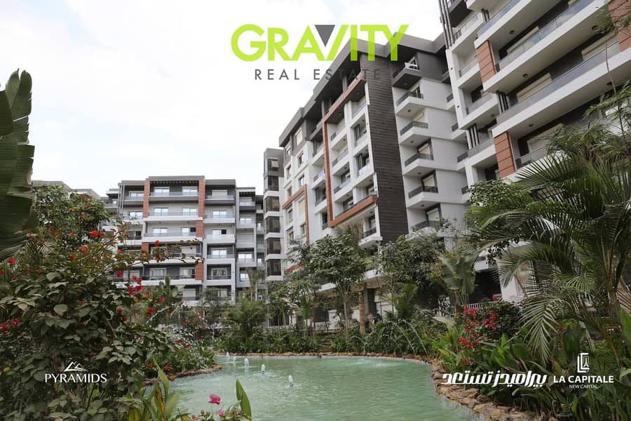 Pay 15% down and receive your fully finished 193 sqm, 4-bedroom apartment with air conditioning immediately in La Capital R7, with installment plans u - Ansicht 6