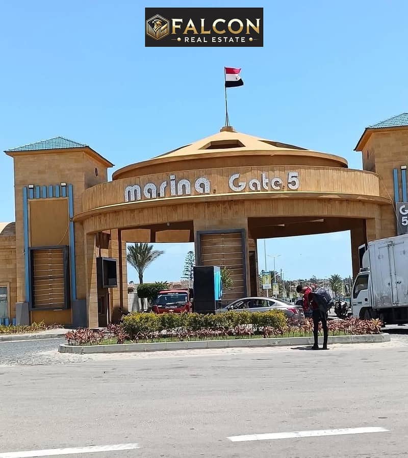 Hotel chalet with 100% sea view from all directions, steps from the sea in Marina, the heart of New Alamein. - Widok 5