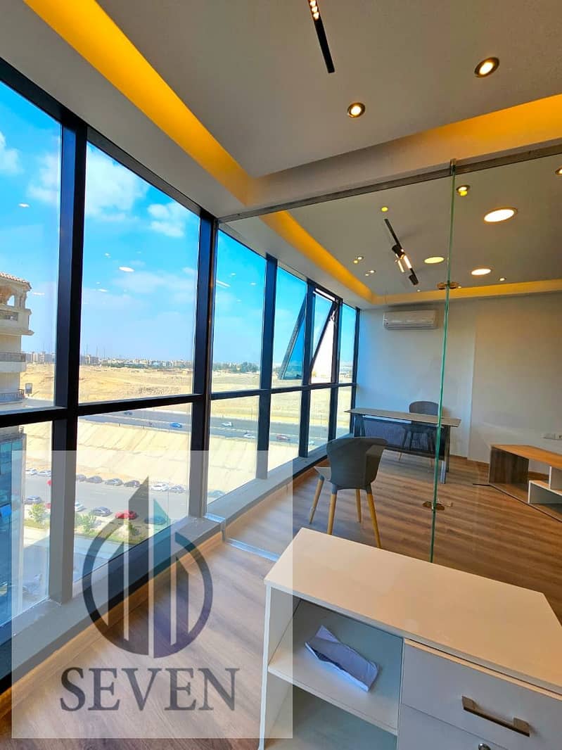 *Office for Rent 160 sqm Ultra Modern, Sama Towers, directly on the Ring Road* - Vista 5