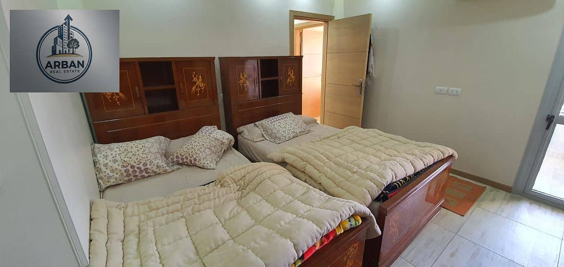 For rent a furnished hotel apartment in Crystal Plaza, Zahra El Maadi, on the ring road and next to Modern Academy, a prime location. - Vista 3