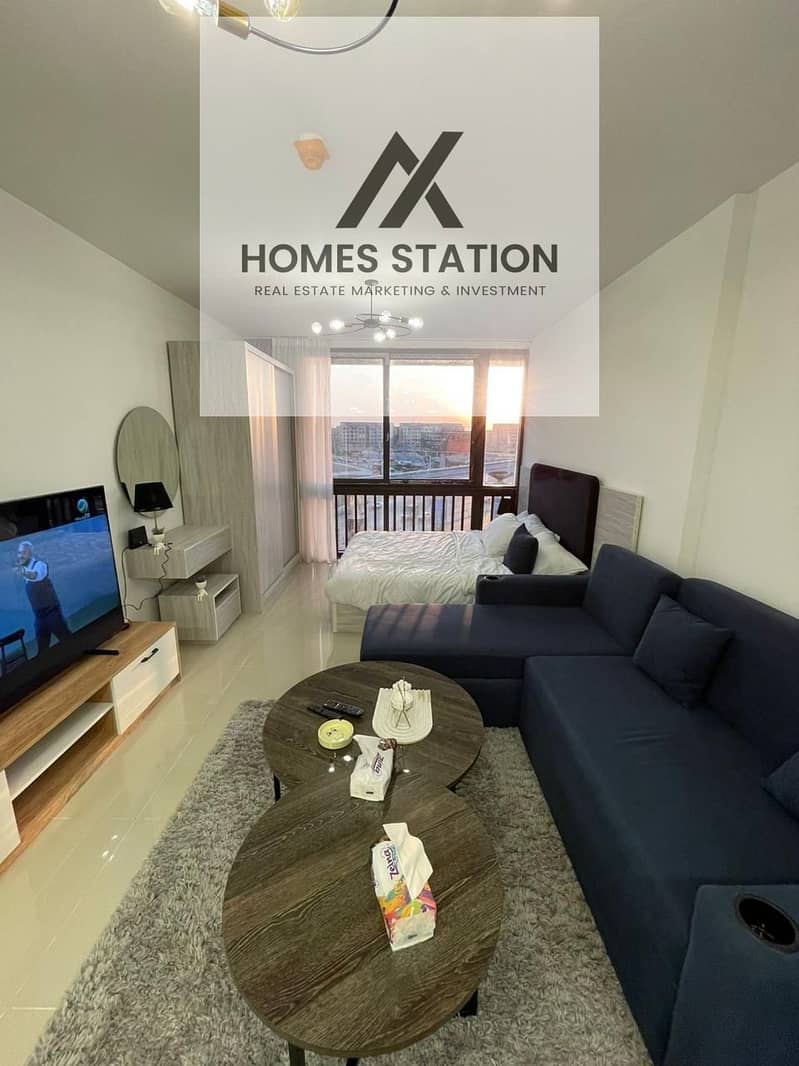 Fully Furnished Studio Apartment for Rent in Porto New Cairo - Ansicht 2