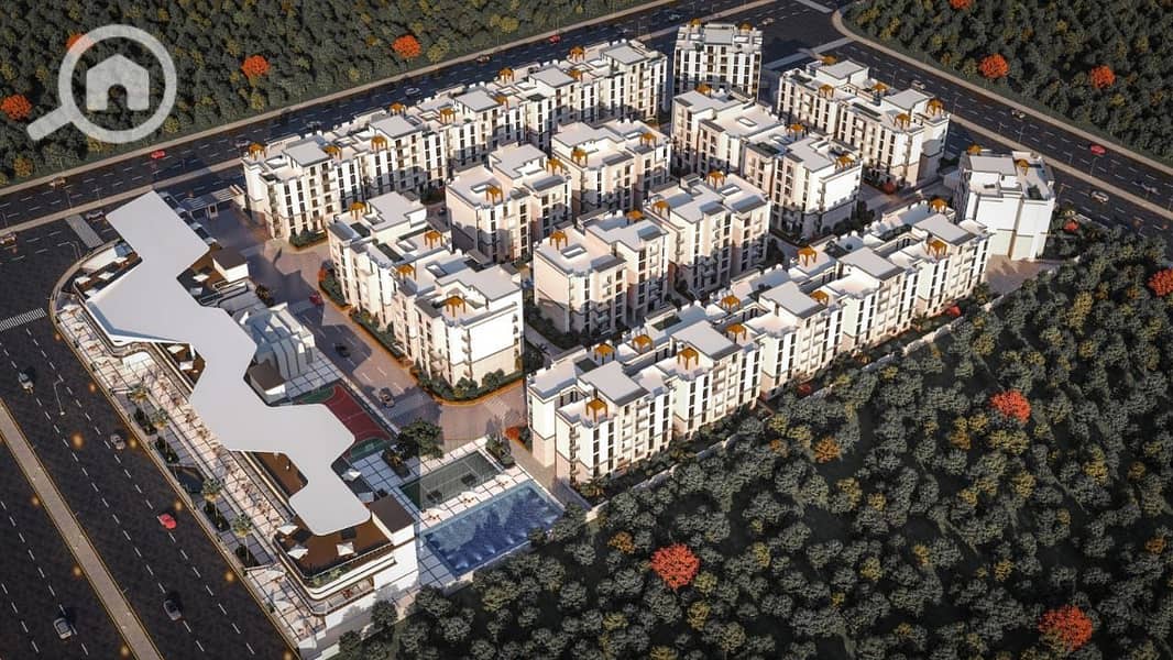 Apartment 133m for sale in the Address Home 1 compound in October Gardens directly on Zewail Road, with a down payment of 319 thousand and 6 years of installments in a vital location near Mall of Egypt. - Ansicht 4