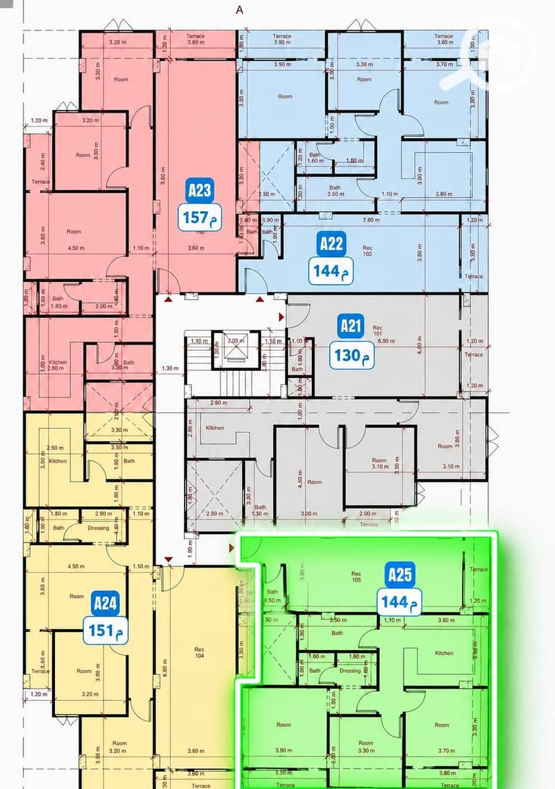 An apartment in the Central District, directly facing Lamar Hotel and the stadium. – pohled 5