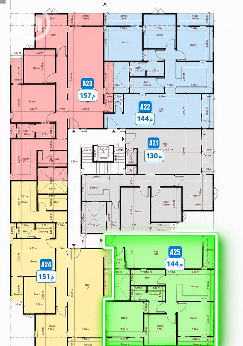 An apartment in the Central District, directly facing Lamar Hotel and the stadium. – pohled 6