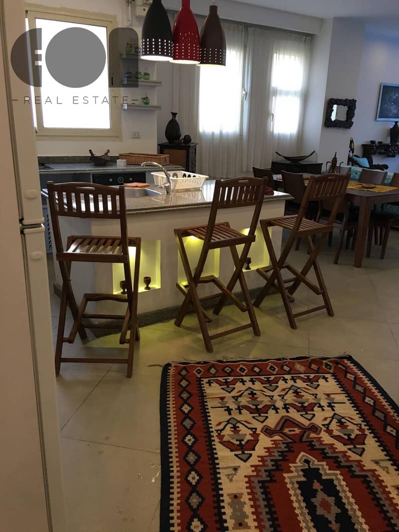 Luxury furnished apartment for rent in the Park View compound belonging to Hassan Allam, situated in a prime location next to Al Rehab. - Ansicht 4