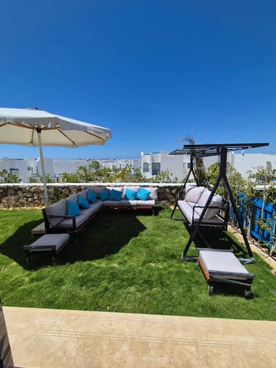 3 Bedroom Chalet for Rent in North Coast, Matruh - Mountain view garden chaleh from owner 3 Bedroom Chalet for Rent in North Coast, Matruh - Mountain view garden chaleh from owner
