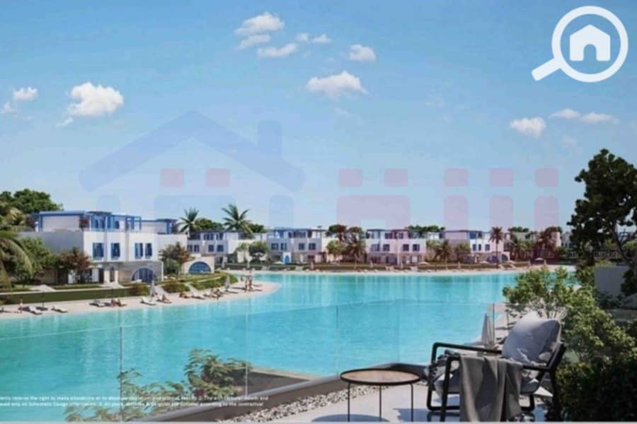 Townhouse Villa for Sale (Building Area 275 sq m + 75 sq m Roof) Ras El Hekma (Directly on the Lagoon) - Ansicht 5