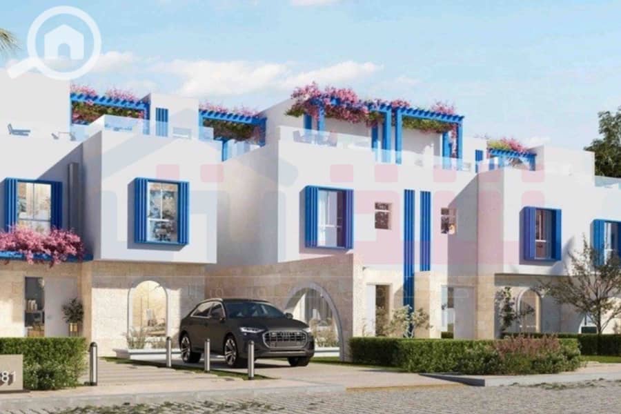 Townhouse Villa for Sale (Building Area 275 sq m + 75 sq m Roof) Ras El Hekma (Directly on the Lagoon) - Ansicht 6