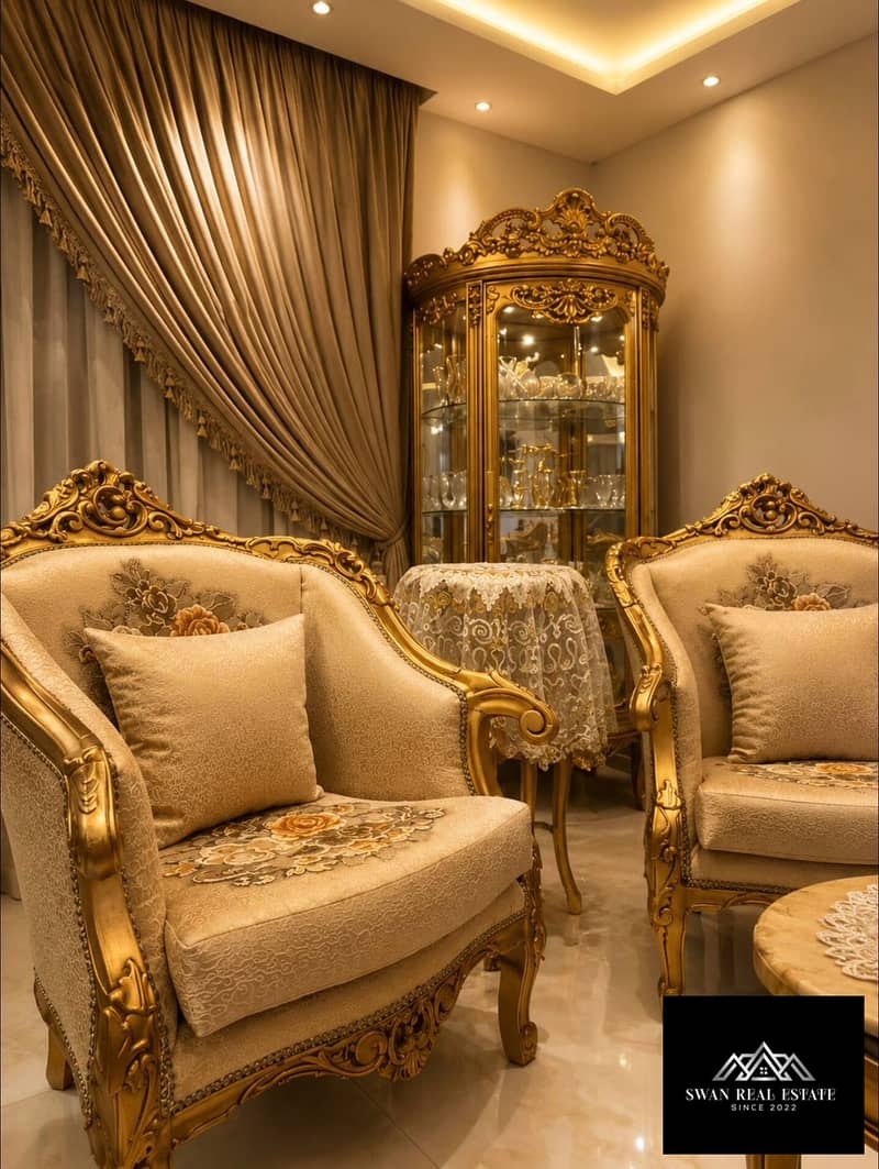 Luxury 2BR Hotel Apartment for Rent in El Khamayel, Sheikh Zayed | Smart Lock, Near Palm Hills & Pyramids& Hayper one| 155 sqm Fully Furnished – pohled 5