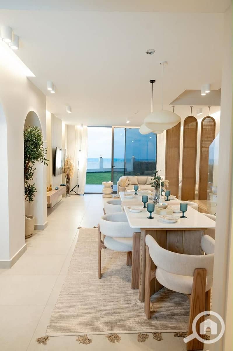 First row beach chalet for sale in Dayz Alamein | 151m | Immediate delivery | Fully furnished – pohled 5