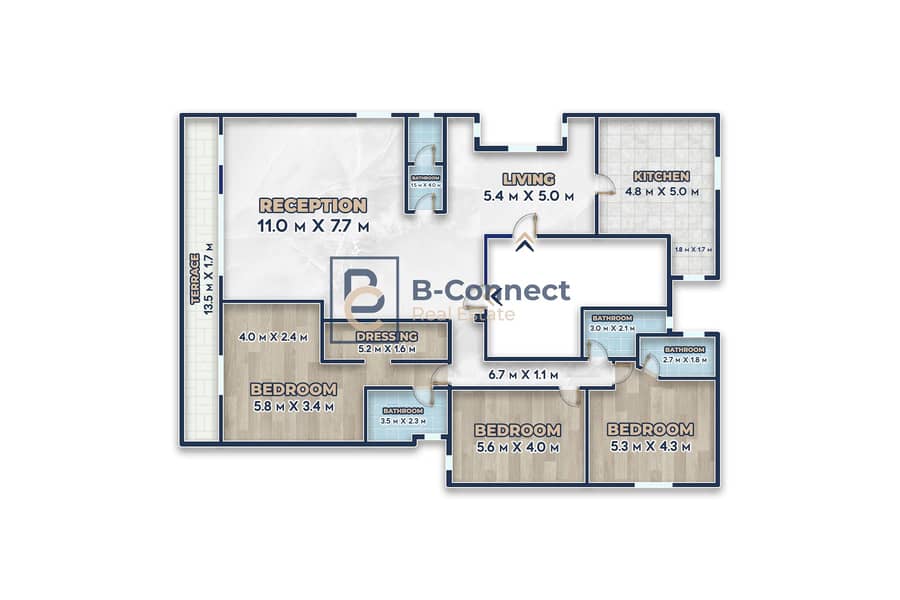 - Apartment for sale 345m Mostafa Kamel - Abou Qir Street directly - Widok 2