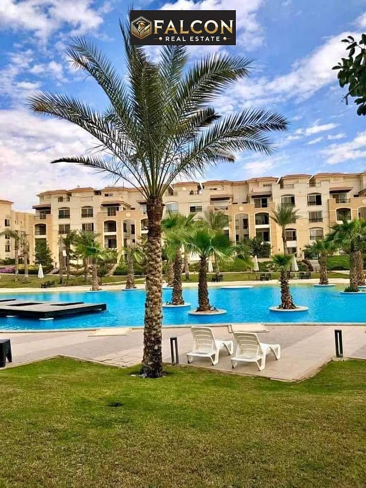 RTM NOW! Pool & Landscape views in Elite Community Apartment for sale in Stone Residence Hot price + prime spot near Katameya Height & El Patio Oro – pohled 3