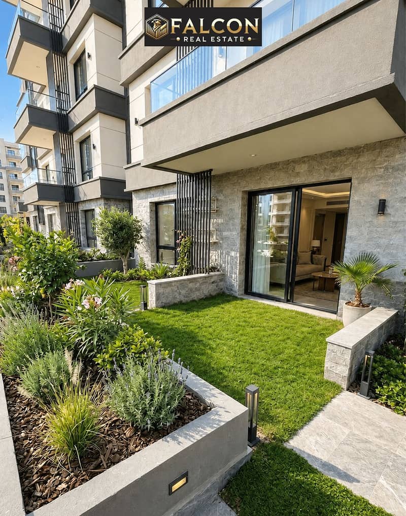 Apartment for sale in the New Administrative Capital (ground floor + garden, 70 sq m) with installments over 10 years and a down payment of 990,000 EG - View 2