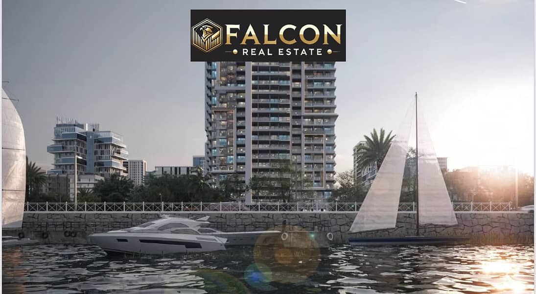 Imaginary view of Nile - ROI 2,3 M - Furnished Hotel suite + ACs - in Reve du Nil Tower prime location on Maadi Corniche next to Hilton - Więcej