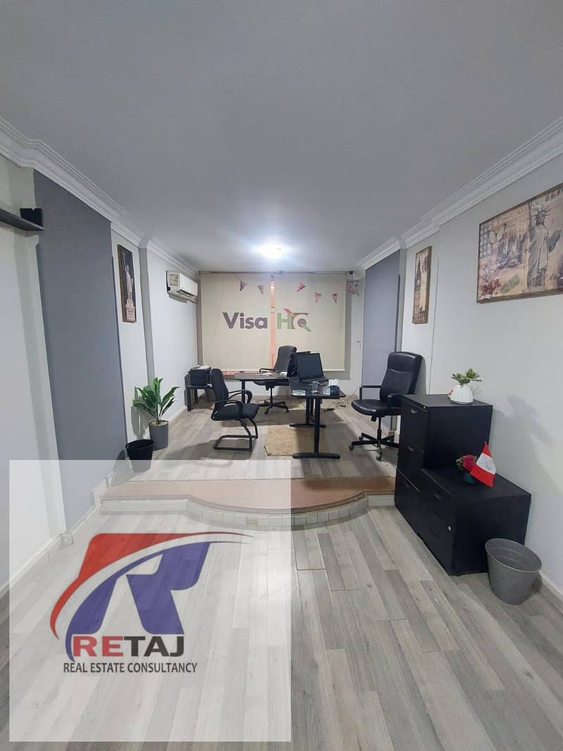 Administrative Apartment for Rent on Abbas El Akkad Main Street, Nasr City - Vista 3