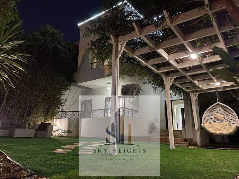 A villa with special finishes for furnished rent in Al Rehab City – pohled 2