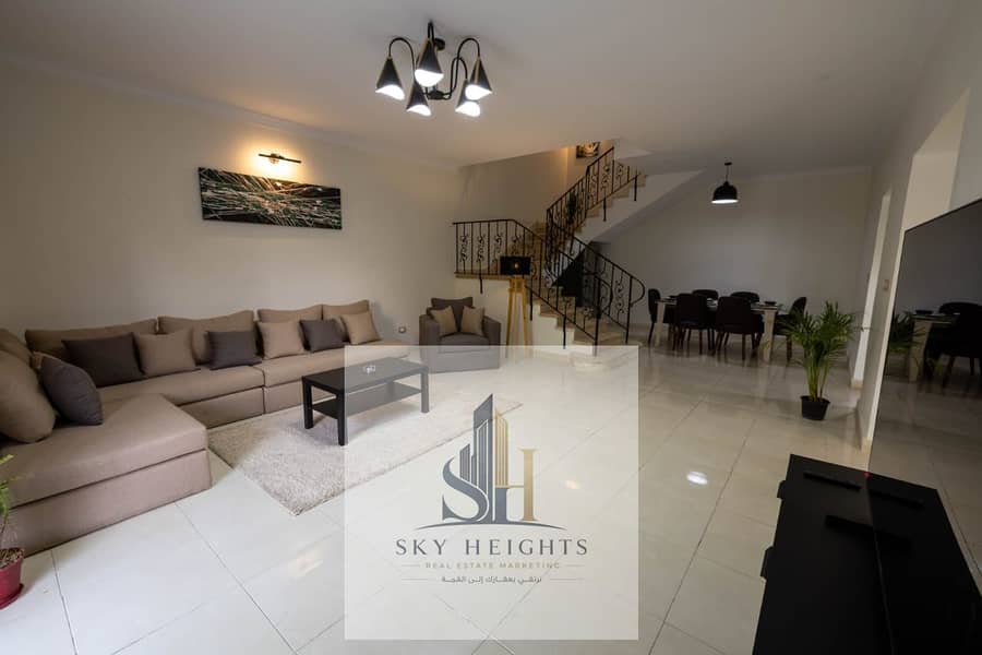 A villa with special finishes for furnished rent in Al Rehab City – pohled 5