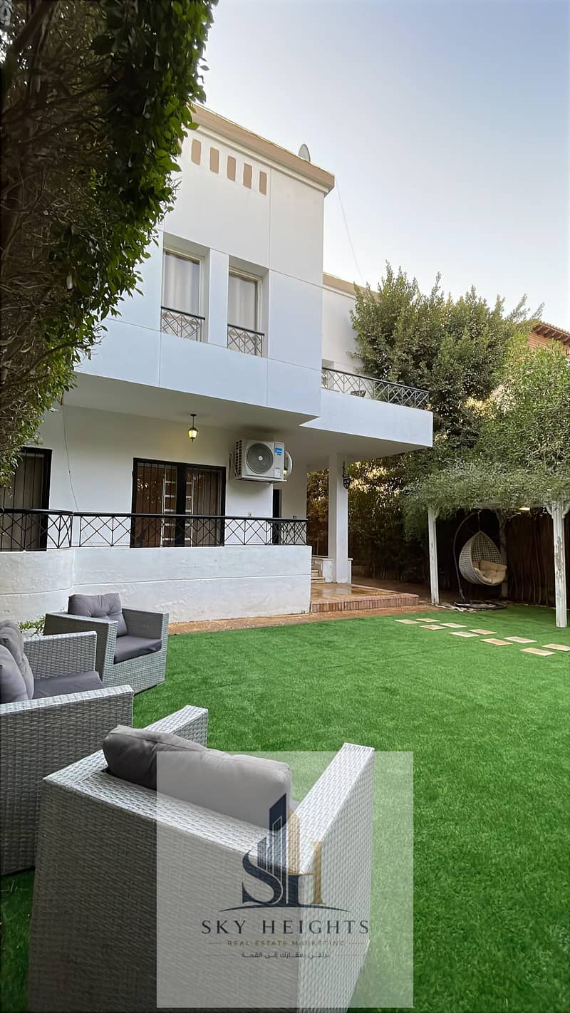 A villa with special finishes for furnished rent in Al Rehab City – pohled 6