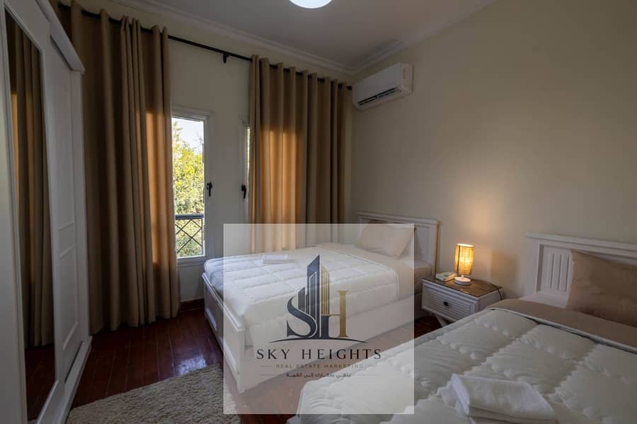 A villa with special finishes for furnished rent in Al Rehab City – další