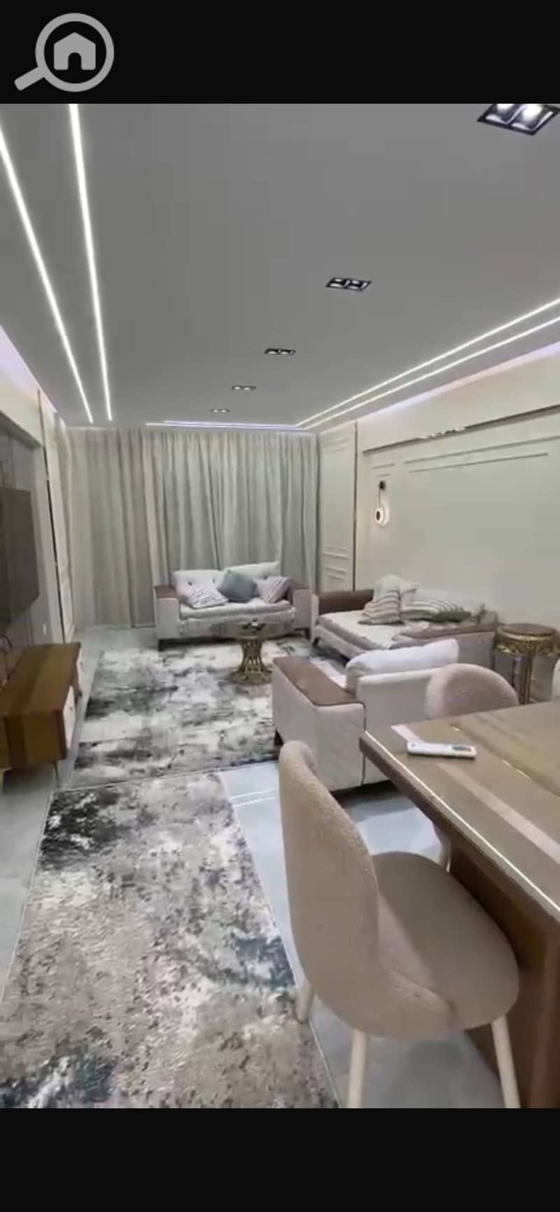 Furnished hotel apartment for rent in Maadi Dunes Compound in Zahraa Maadi, first residence, 3 bedrooms - Bild 2
