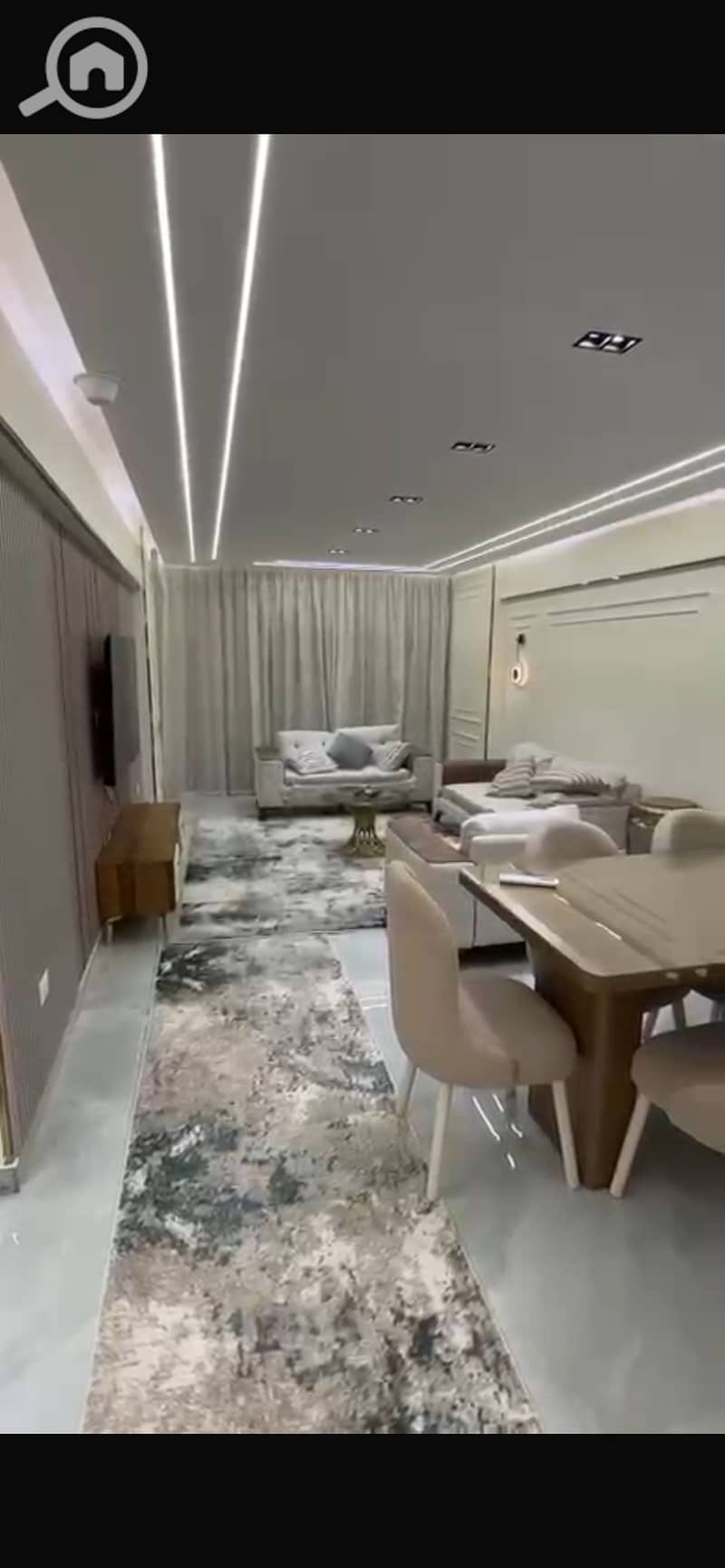 Furnished hotel apartment for rent in Maadi Dunes Compound in Zahraa Maadi, first residence, 3 bedrooms - Fler