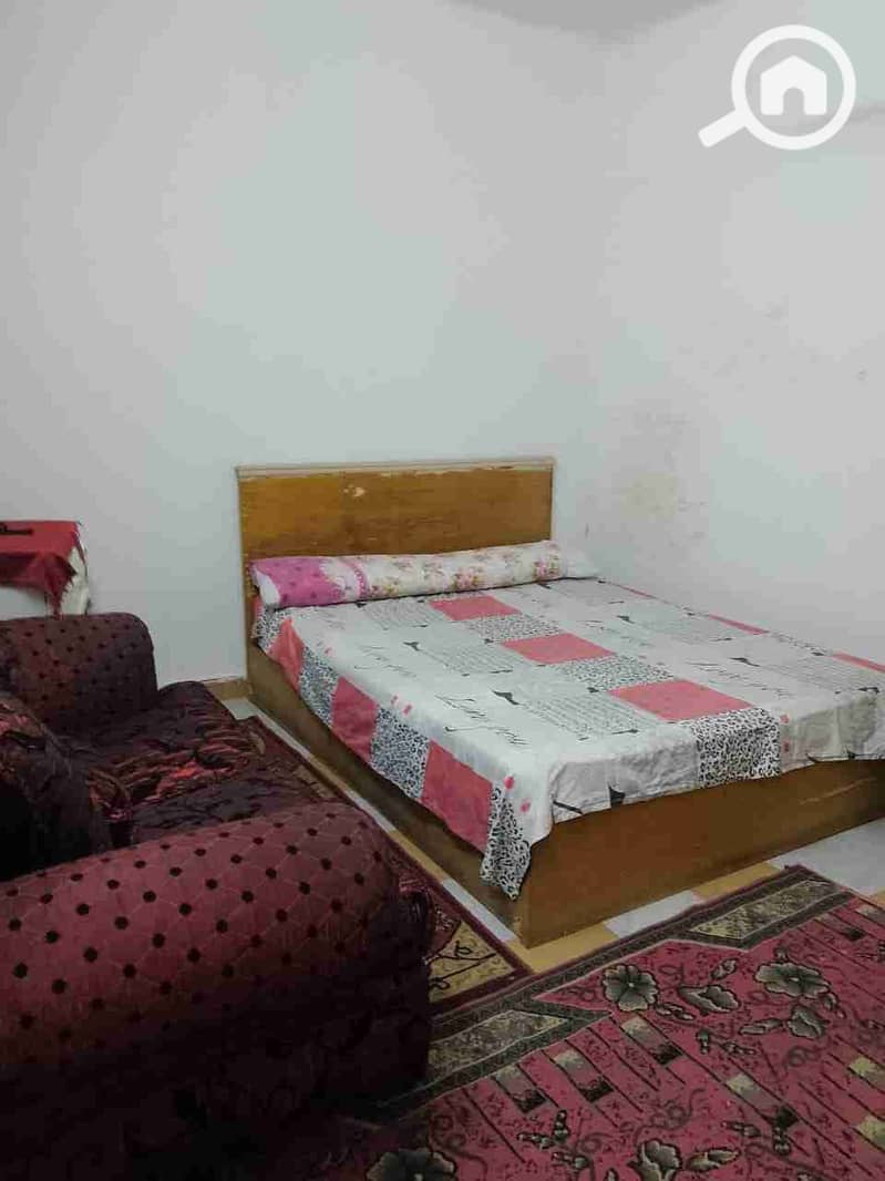 Furnished studio in Maadi near Maadi Metro and Al-Horreya Square, ground floor, room and living room, bathroom, kitchen. - Aanzicht 3