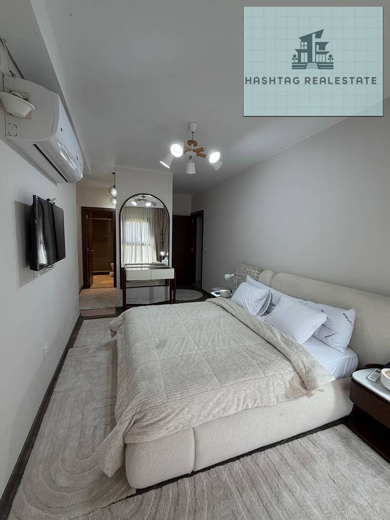 Luxury apartment for rent in Zed West Compound – Sheikh Zayed • 3 bedrooms + nanny room + 3 bathrooms • ninth floor – open view to the garden • fully furnished – další