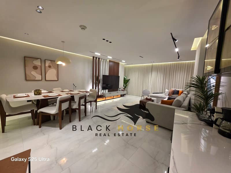 Furnished 3BR Duplex for Rent in Porto New Cairo – Hotel-Finish, Flexible Terms - Widok 2