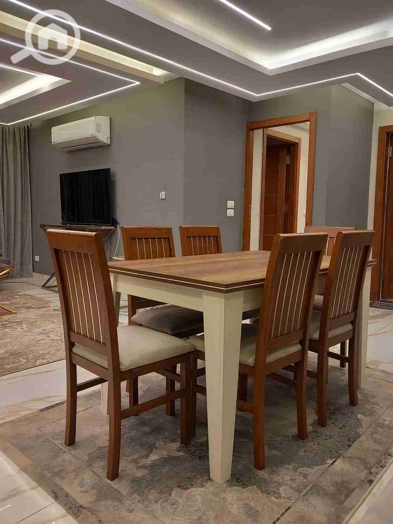 For rent, first occupancy, furnished hotel apartment with hotel finishing near Safir Hotel in the square. The space is for upscale and distinctive living in Dokki. - Widok 4
