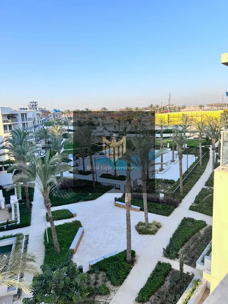 Luxury 3BR Chalet Rental in Marassi | Direct Lagoon | Sea View | Prime Location - Widok 2