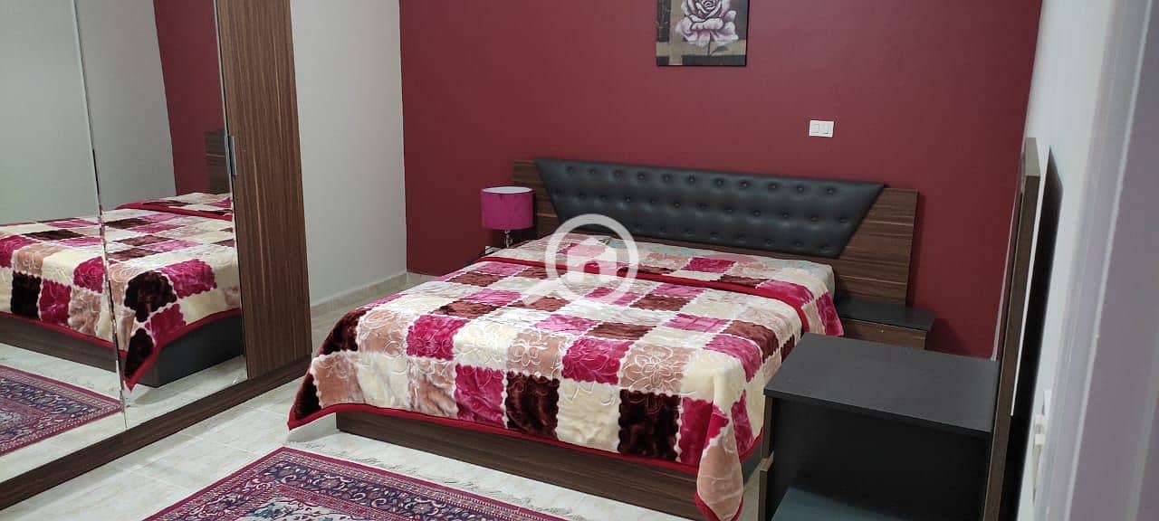 in Al-REhab Furnished apartment for rent with garden view first residence fully ACs gas available the area is 99M layout includes 2bedrooms and a bath - Widok 4