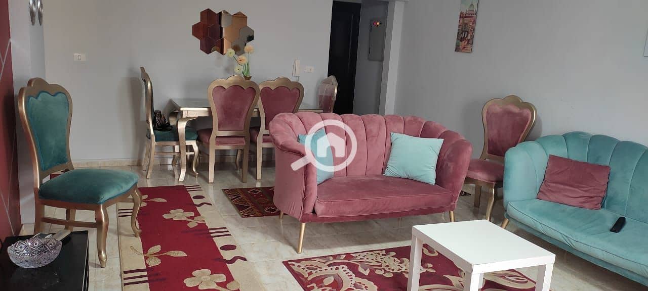 in Al-REhab Furnished apartment for rent with garden view first residence fully ACs gas available the area is 99M layout includes 2bedrooms and a bath - Widok 5