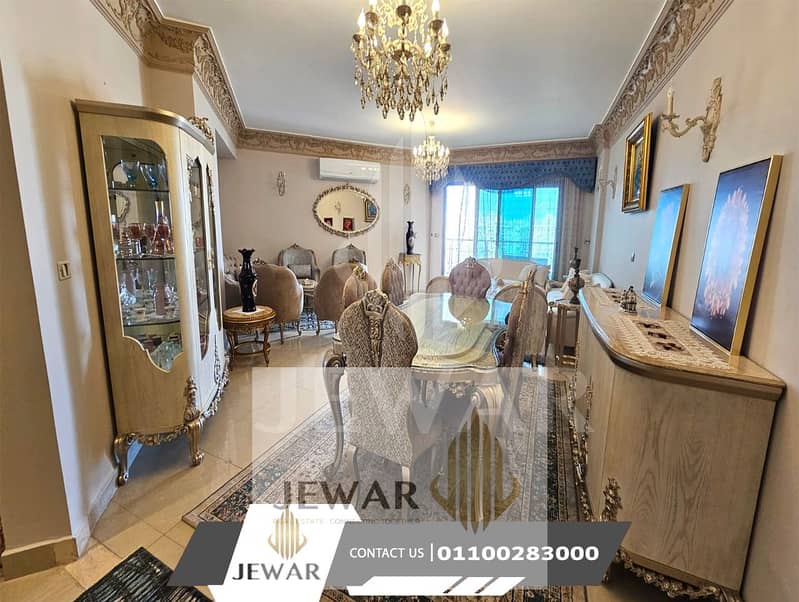 Luxury furnished apartment for rent, 240m², in Smouha, overlooking Al-Giyad Club and Smouha Club. – pohled 5