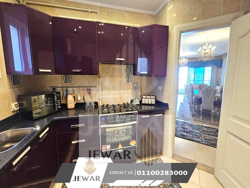 Luxury furnished apartment for rent, 240m², in Smouha, overlooking Al-Giyad Club and Smouha Club. – další