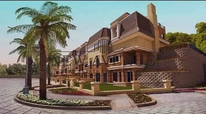 S Villa for sale in Sarai S2, 260 sqm with 140 sqm garden, villa view, ready for delivery, 4 bedrooms and remaining installments till 2029. - Ansicht 4