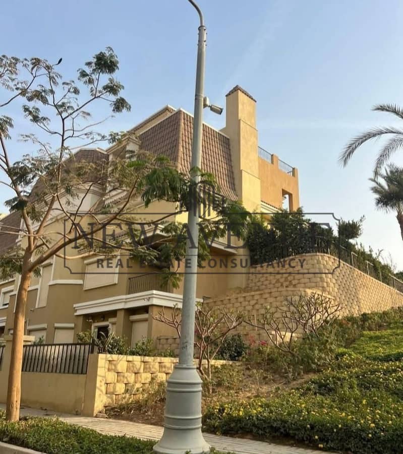 S Villa for sale in Sarai S2, 260 sqm with 140 sqm garden, villa view, ready for delivery, 4 bedrooms and remaining installments till 2029. - Ansicht 6