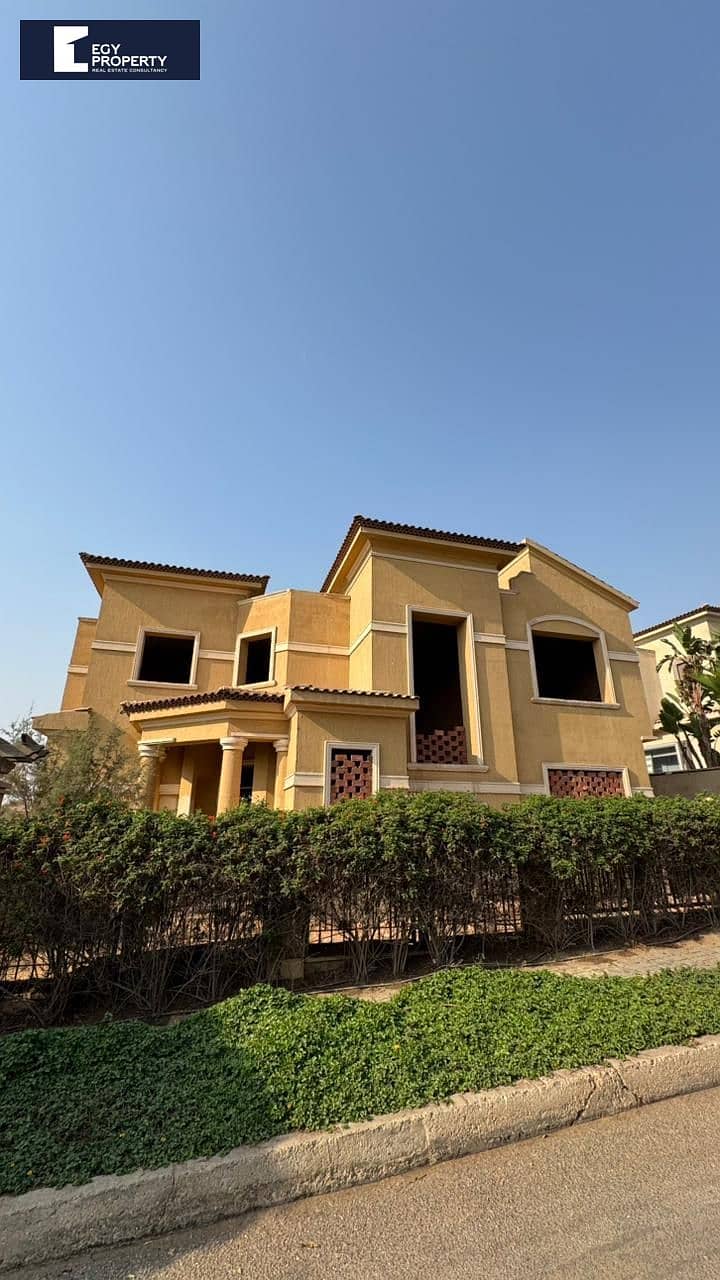 Standalone Villa For Sale Ready To Move Prime Location Special View In Lake View - New Cairo - Vista 2