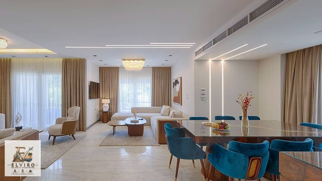 Fully Furnished Twin House For Rent In Oriana Cairo Festival City – Luxury Living With Private Pool - Widok 3
