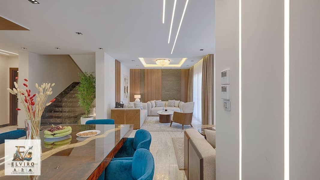 Fully Furnished Twin House For Rent In Oriana Cairo Festival City – Luxury Living With Private Pool - Widok 4