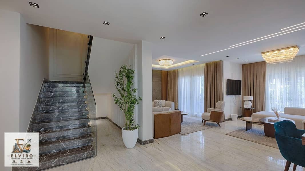 Fully Furnished Twin House For Rent In Oriana Cairo Festival City – Luxury Living With Private Pool - Więcej