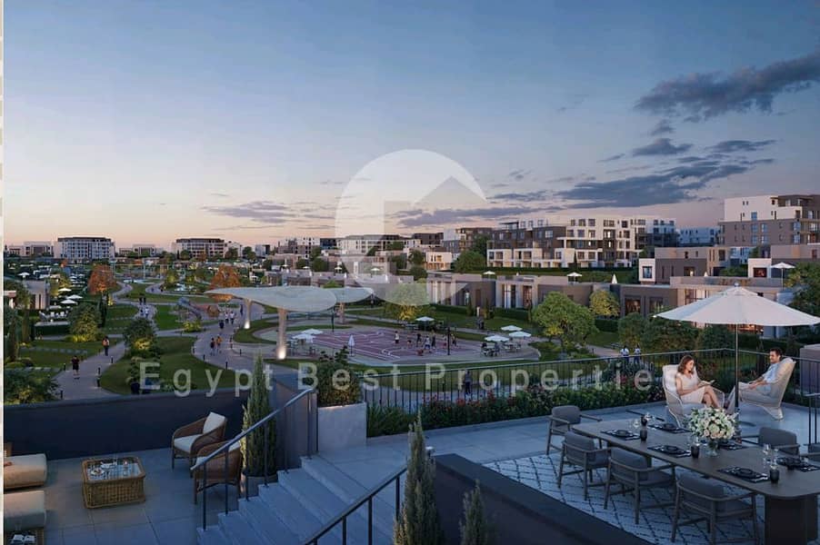 VILLA FULLY FINISHED OVER LOOKING 200,000 METERS CENTRAL PARK WITH 5% DOWN PAYMENT IN PARK CENTRAL HASSAN ALLAM IN MOSTAQBAL CITY - Widok 3