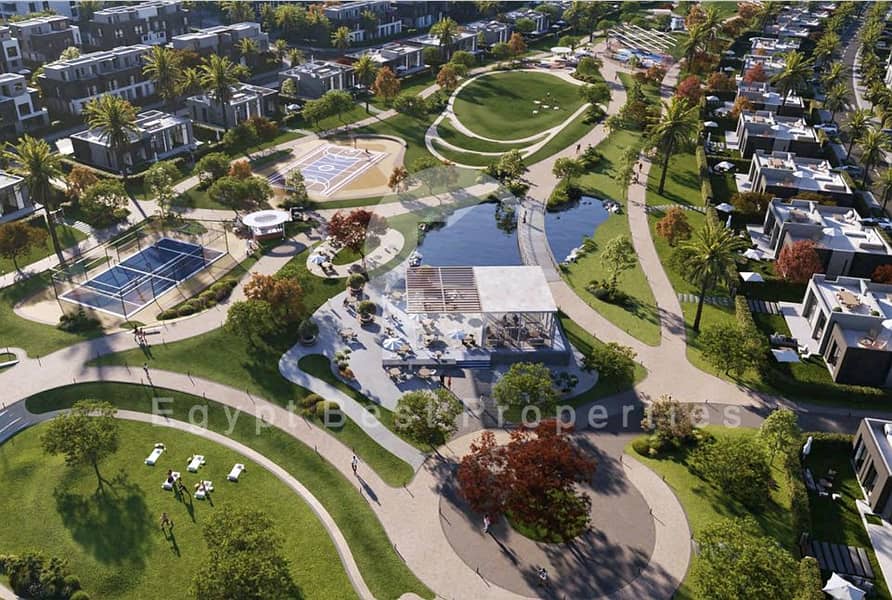 LUXERIOS ONE STORY VILLA OVER LOOKING CENTRAL FOR SALE PARK WITH 5% DOWN PAYMENT IN PARK CENTRAL BY HASSN ALLAM IN MOSTAQBAL CITY - Ansicht 6