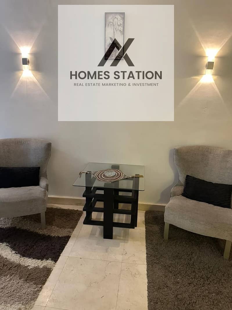 Fully Furnished Studio with Private Garden For Rent in Palm Hills - New Cairo – pohled 2