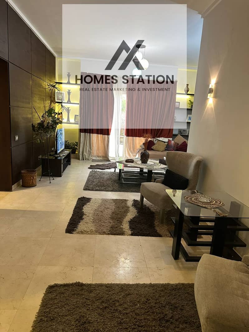 Fully Furnished Studio with Private Garden For Rent in Palm Hills - New Cairo – pohled 6