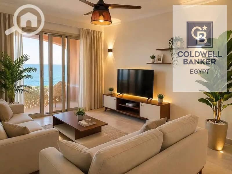 Fully Finished Sea View Chalet for Sale in Telal Soul North Coast | 3 Bedrooms with 40% cash discount - Vista 4