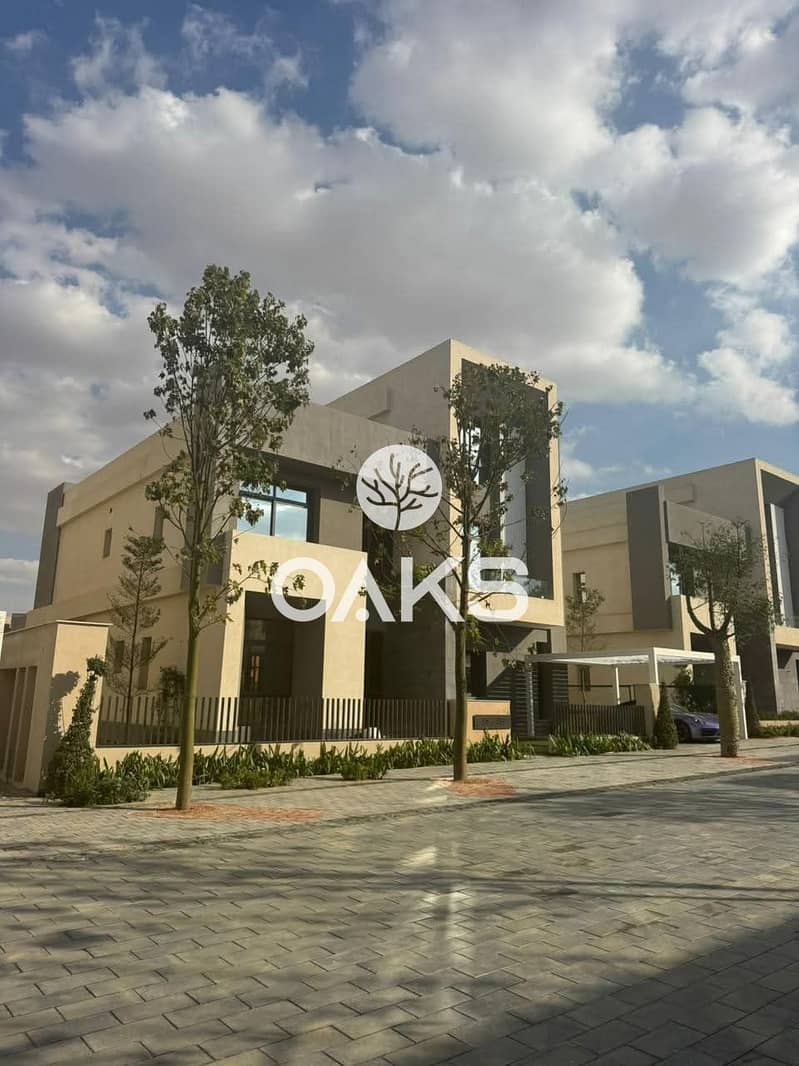 A fully finished villa 215 is for sale in Saada Compound, New Cairo, with installments available over the longest period. - Więcej