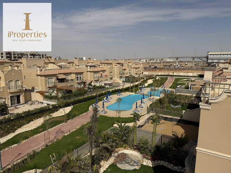 Twin House 296m For Sale in Palm Hills New Cairo Ready To Move - Widok 5